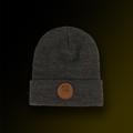 Airborne Kings and Queens Leather Patch Beanie