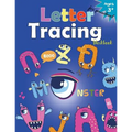 Letter Tracing Workboo (Monster): Kindergarten Tracing Workbook - Paperback