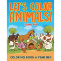 Let's Color Animals!: Coloring Book 6 Year Old - Paperback