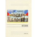 Vintage Lined Notebook Greetings from Fargo, North Dakota