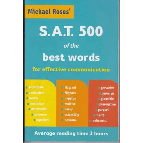 SAT 500 of the Best Words - Paperback
