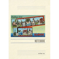 Vintage Lined Notebook Greetings from Crystal Lake, Illinois