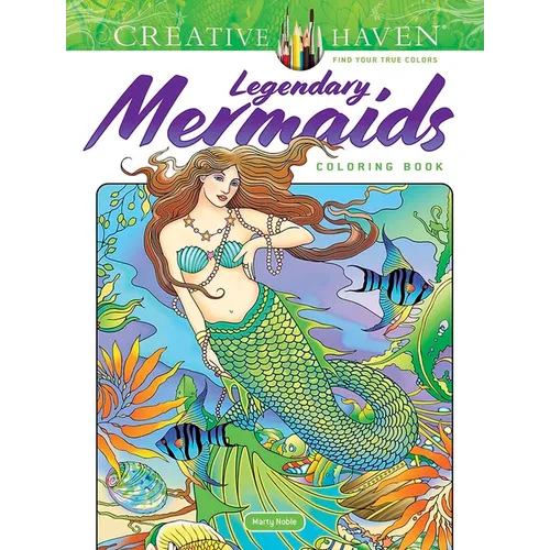 Creative Haven Legendary Mermaids Coloring Book - Paperback
