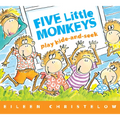 Five Little Monkeys Play Hide and Seek - Board Book