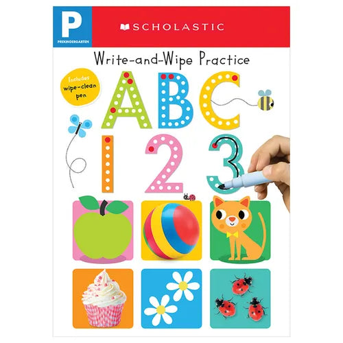 ABC 123 Write and Wipe Flip Book: Scholastic Early Learners (Write and Wipe) - Spiral