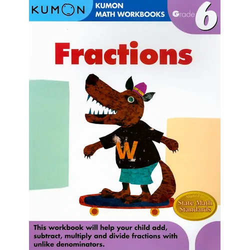 Kumon Grade 6 Fractions - Paperback