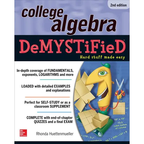 College Algebra Demystified - Paperback