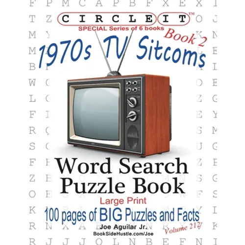 Circle It, 1970s Sitcoms Facts, Book 2, Word Search, Puzzle Book - Paperback