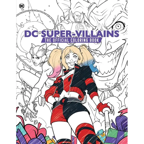 DC Super-Villains: The Official Coloring Book - Paperback