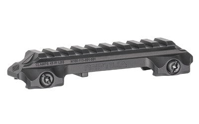 Reptilia RMU Mount/Riser -  .625" Height -  9 Slot -  Fits 1913 Picatinny Rail -  Anodized Finish -  Black