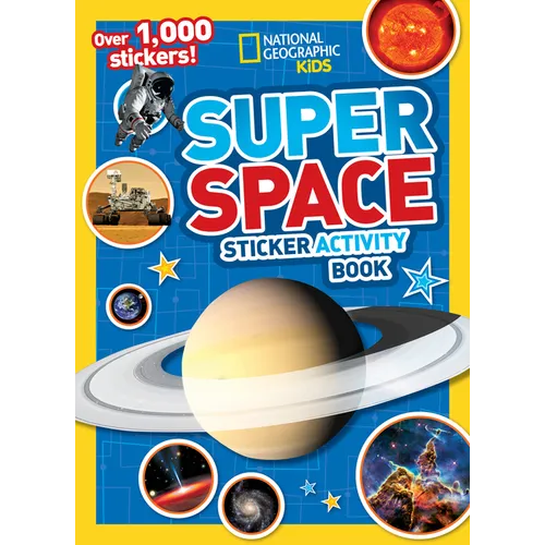 Super Space Sticker Activity Book - Paperback