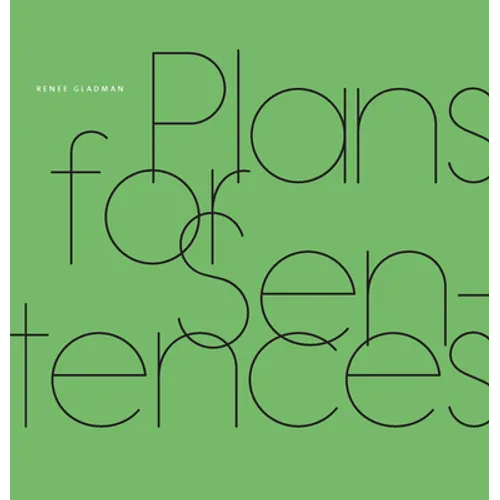 Plans for Sentences - Hardcover