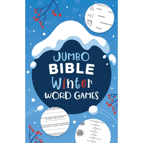 Jumbo Bible Winter Word Games - Paperback