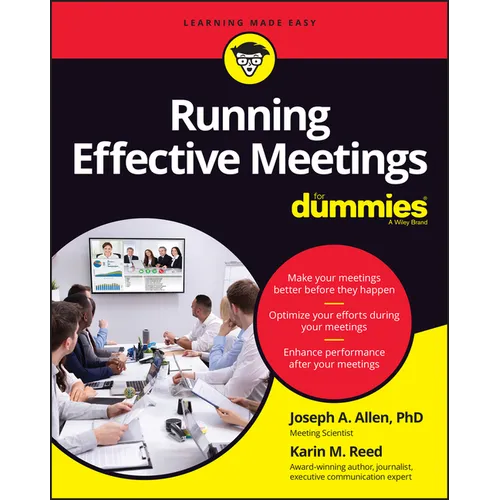 Running Effective Meetings for Dummies - Paperback
