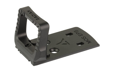Radian Weapons Guardian |  Holosun EPS Optic Guard Mount |  Fits MOS Glock |  Anodized Finish |  Black |  Includes Stealth Back Up Iron Sights