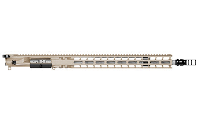Radian Weapons Complete Upper |  6MM ARC |  18" Barrel |  1:7 Twist |  Dead Air KeyMo Muzzle Brake |  Rifle-Length Gas |  17" M-LOK Handguard |  Radian Raptor-SD Charging Handle |  Radian Enhanced Bolt Carrier Group |  Cerakote Finish |  Flat Dark Earth