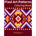 Pixel Art Patterns Coloring Book - Paperback