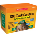 100 Task Cards in a Box: Informational Text - Hardcover