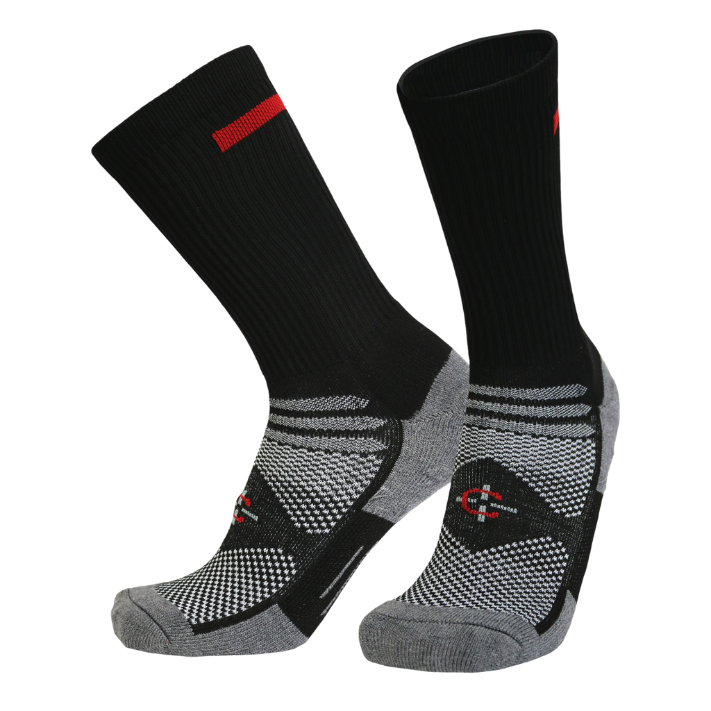 Red Line Crew Sock