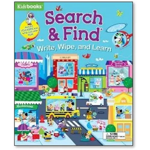 Search & Find: Write, Wipe, and Learn - Spiral