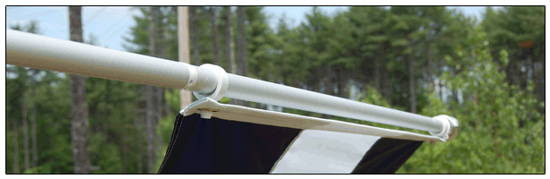 Tangle Free Aluminum Flagpole for Outdoor Display