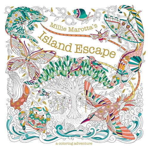 Millie Marotta's Island Escape: A Coloring Adventure - Paperback