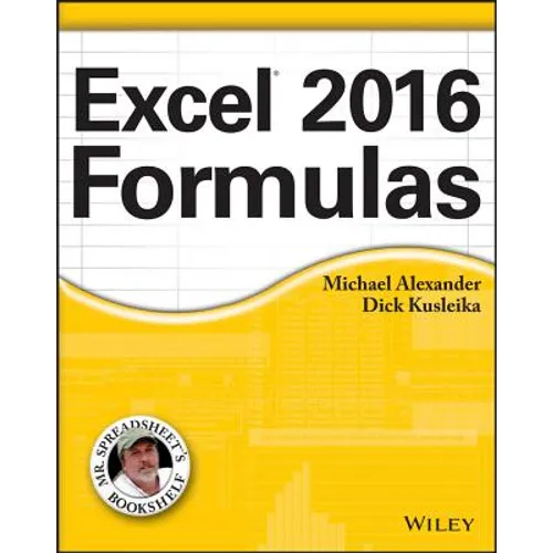 Excel 2016 Formulas - Paperback