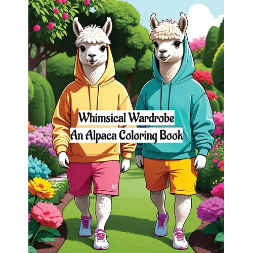 Whimsical Wardrobe: An Alpaca Coloring Book - Paperback