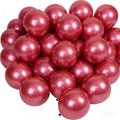 50pcs 5-12inch Chrome Metallic Balloons Happy Birthday Valentine's Day New Year Anniversary Wedding Birthday Party Decorations