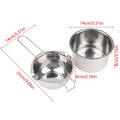 Candle Wax Melting Pot With Stainless Steel Pot For Melting Chocolate Candy Candle Soap Wax Making Kit