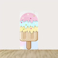 LS Custom 2-Sided Sprinkles Sweet Candy Dessert Ice Cream Kids Birthday Party Covers Chiara Arch Background Decor Backdrop Photo