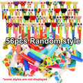 28/56pcs Long Nosed Whistle Creative Party Sounding Atmosphere Making Props Plastic Party Blowers Fun Whistles ZSY