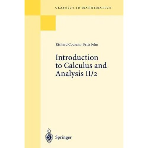 Introduction to Calculus and Analysis II/2: Chapters 5 - 8 - Paperback
