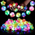 LED Glowing Rings LED Light Up Luminous Rings Party Favor Toys Flash Glow In The Dark Party Supplies