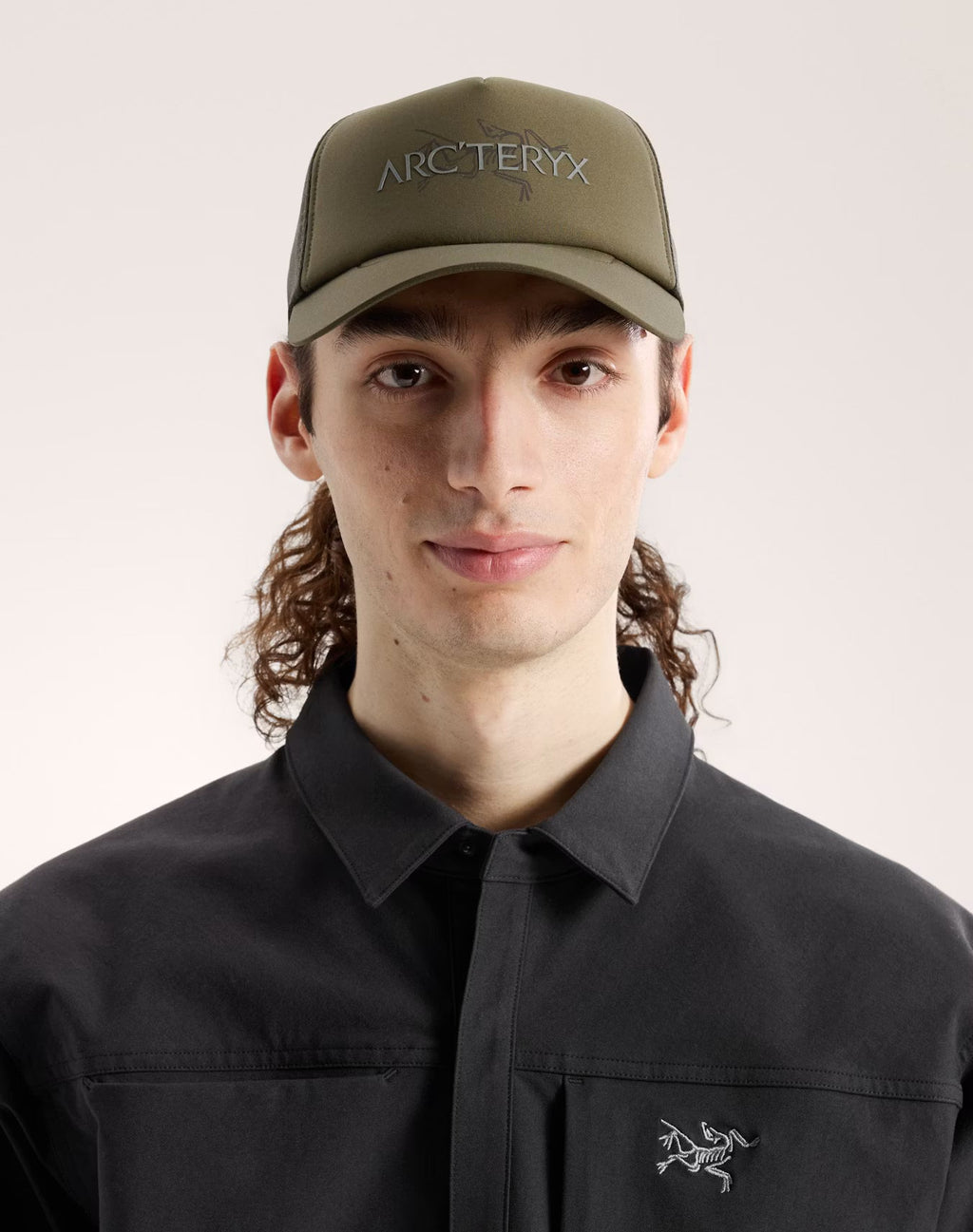 Arc'teryx Bird Word Trucker Hat: Breathable Climbing Cap & FC0 Water-Repellent Front