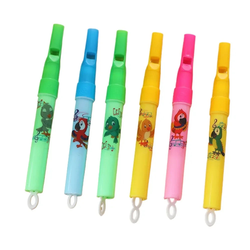 15/24/36 Pcs Cute Hand Drawn Sound Bird Whistle Toy Children's Birthday Party Gift Guest Souvenir Christmas Carnival