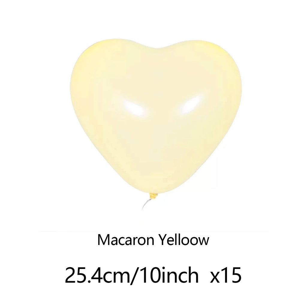 15pcs Heart-Shaped Balloons, Maka Color Pink/blue/latex Balloons Valentine's Day Birthday Wedding Anniversary Decoration