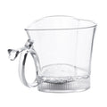 260ML Glowing Cup Transparent Acrylic Mug Luminous Heart-shaped Drinking Cup for Bar Night Club Parties