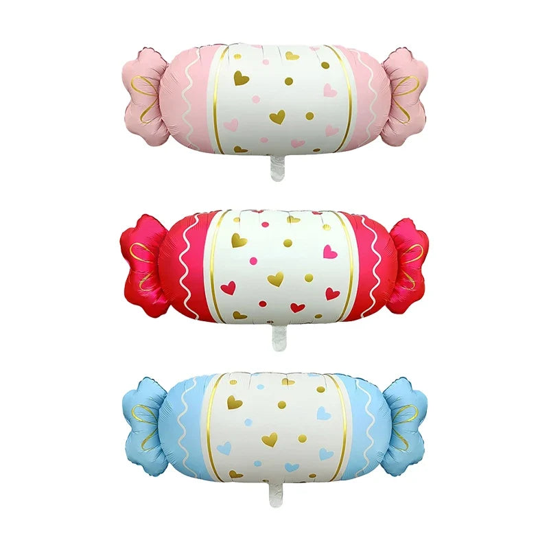 Birthday Cake Aluminium Foil Balloons Candy Ice Cream Cloud Camera Helium Balloon Birthday Party Decoration