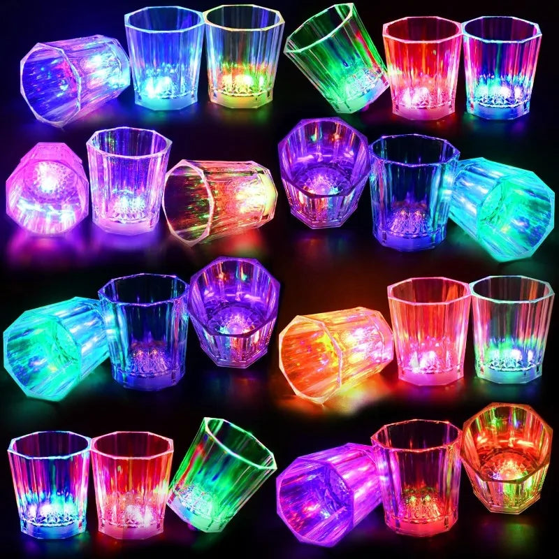 LED Shot Cups | Light-Up Packs of 5, 10 & 24 | Parties & Celebrations