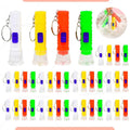 30-200Pcs Mini Flashlight Keychain Bulk LED Torch Flashlight Birthday Party Favor School Prizes Guest Souvenir Festival Gifts