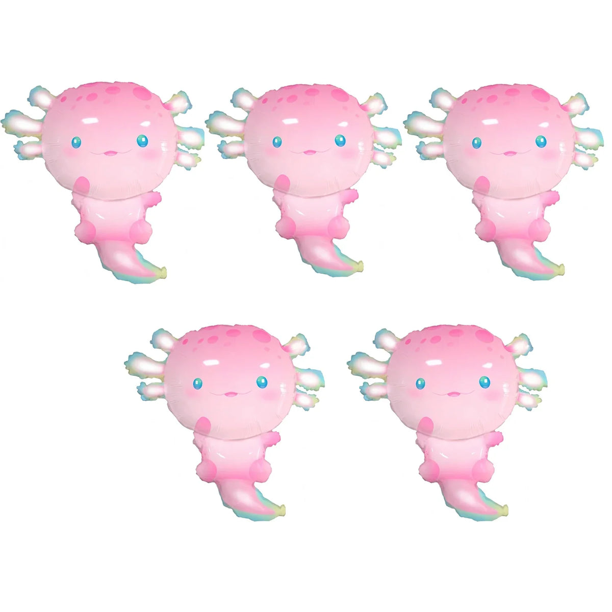Axolotl  Foil Balloons Cute  Axolotl  Balloons For Summer Beach Pool Axolotl  Party Decoration