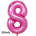 Mermaid Balloons The Little Princess Happy Birthday Banner Party Decoration Disposable Tableware Cake Topper Background Stickers