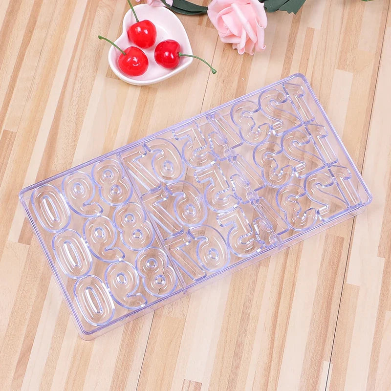 Chocolate Mold Plastic Creative Household Kitchen Baking Tools Food Grade Candy Baking Mold Various Styles DIY Baking Mold TMZ
