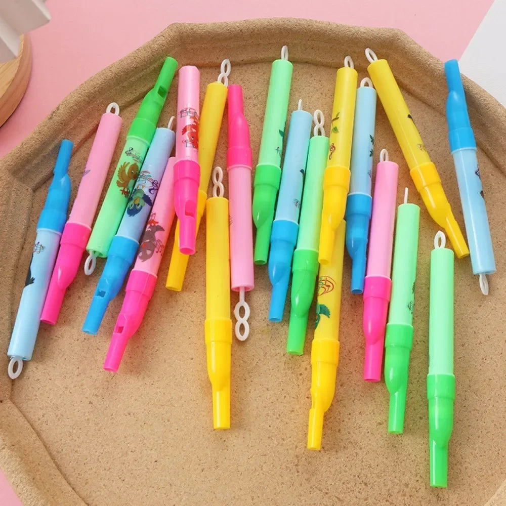 15/24/36 Pcs Cute Hand Drawn Sound Bird Whistle Toy Children's Birthday Party Gift Guest Souvenir Christmas Carnival