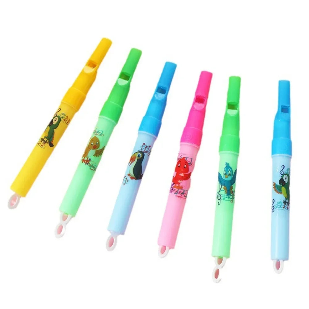 15/24/36 Pcs Cute Hand Drawn Sound Bird Whistle Toy Children's Birthday Party Gift Guest Souvenir Christmas Carnival