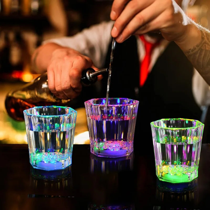 LED Shot Cups | Light-Up Packs of 5, 10 & 24 | Parties & Celebrations