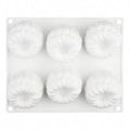 6-Cavity Raspberry Silicone Dessert Mold, Food Grade Chocolate Mousse Cake Baking Mold, Flexible Mold for Candy, Jelly&Ice Cube