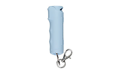 Sabre Pepper Gel |  Flip Top |  .54oz |  UV Marking Dye |  Chambray Blue |  Includes Snap Clip