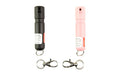 Sabre Mighty Discreet Pepper Spray |  Powerful Stream |  .18oz |  Black and Pink